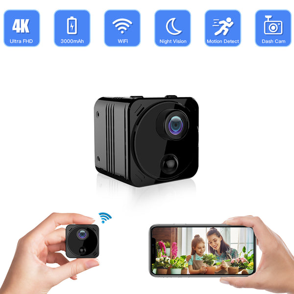 4K Mini Security Cameras For Wifi Connect - R8