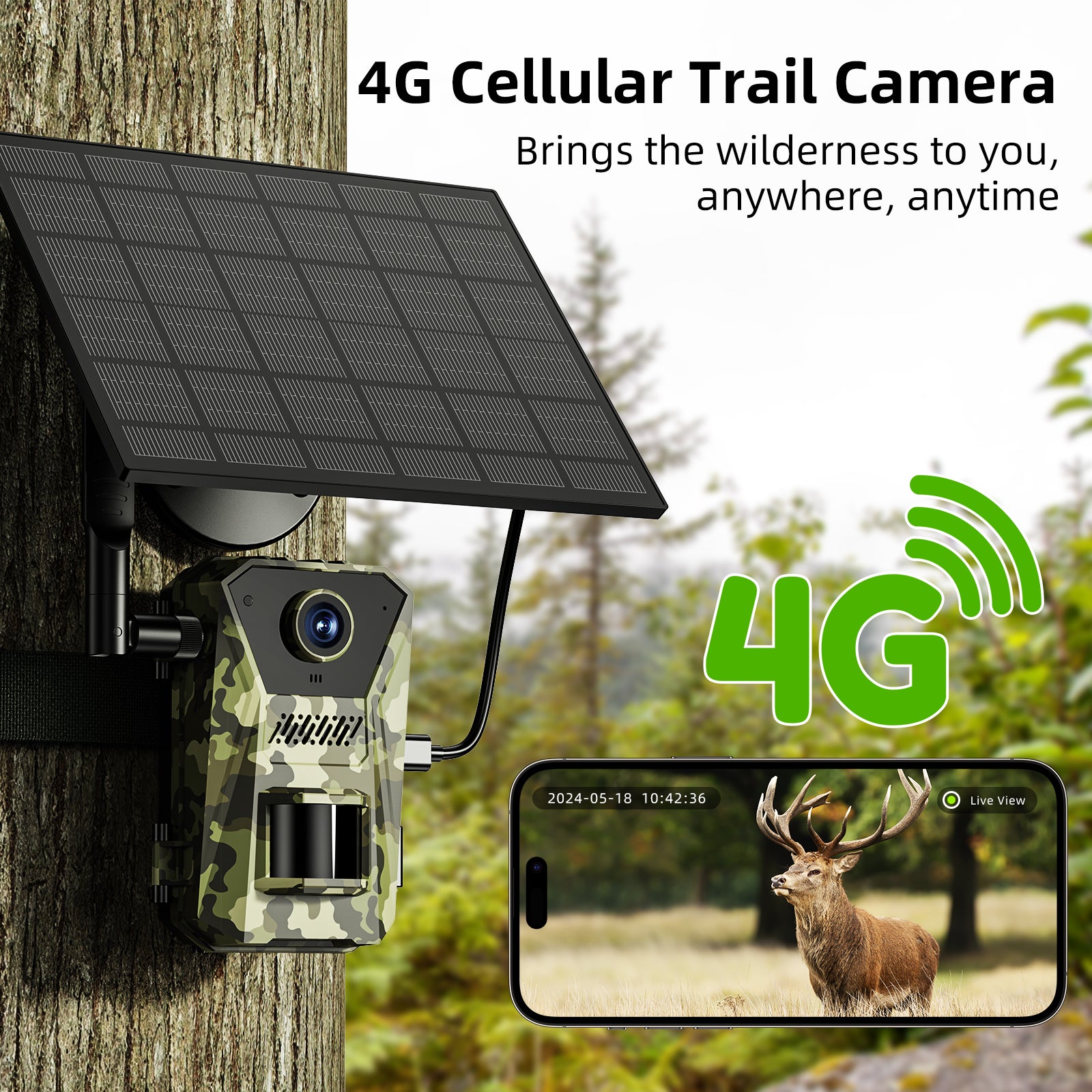 4G Hunting Game Cameras with Long Battery Life - F8
