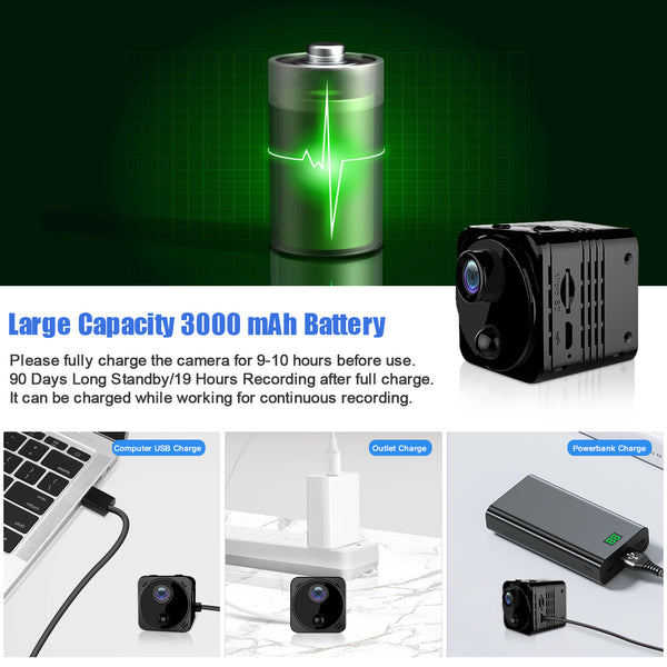 4K Mini Security Cameras For Wifi Connect - R8