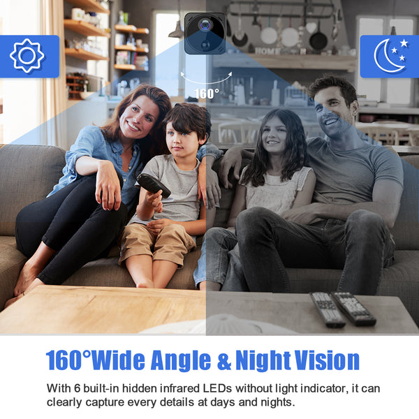 4K Mini Security Cameras For Wifi Connect - R8